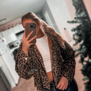 Leopard Print Women's Jacket